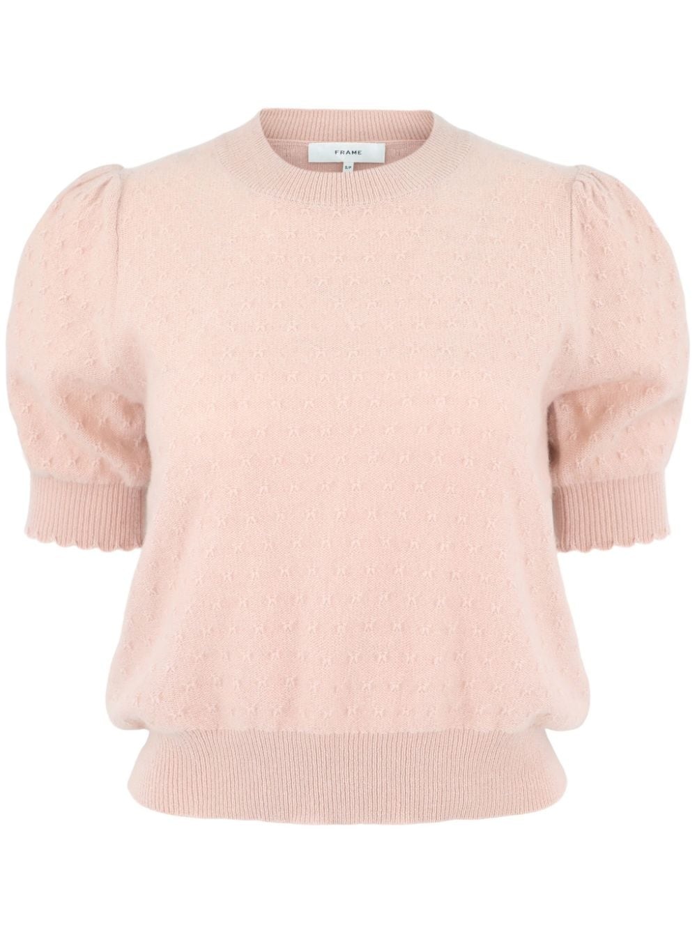 pointelle-knit top - 1