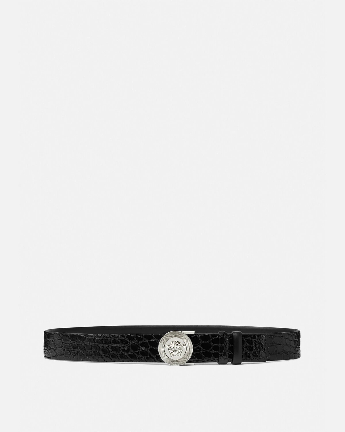 Medusa Biggie Reversible Leather Belt 4 cm - 1