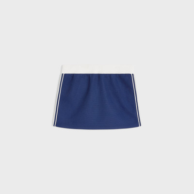 CELINE mini skirt in texturized jersey outlook