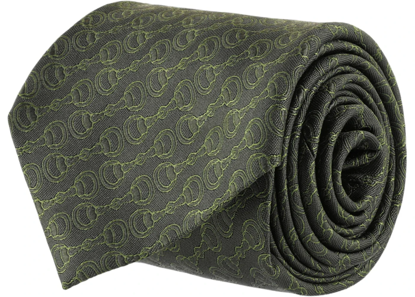 Gucci Silk Jacquard Tie Green - 1