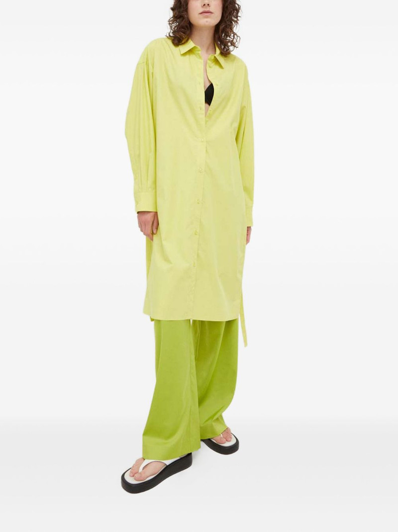 SAMSØE SAMSØE buttoned tie shirt dress outlook