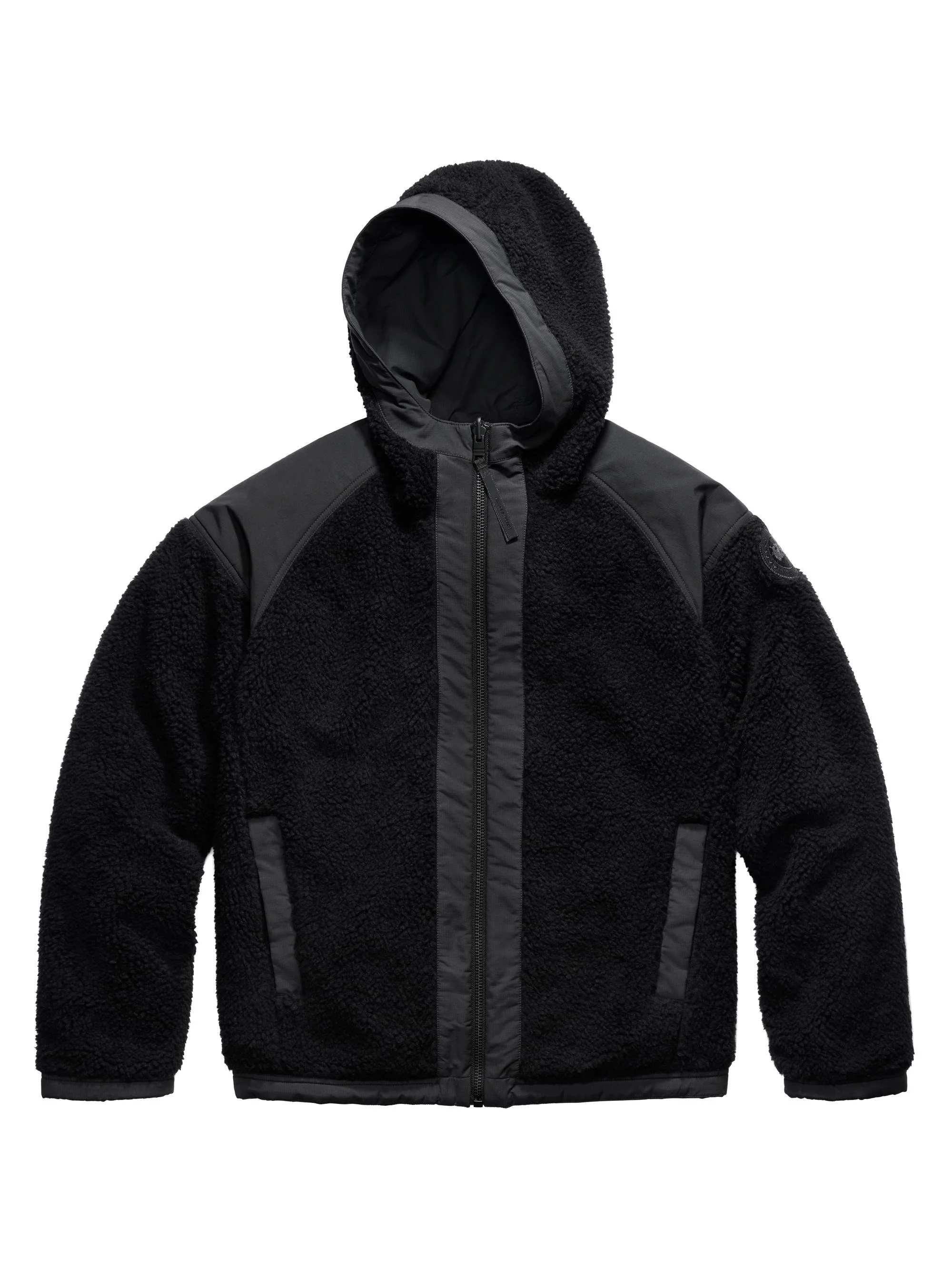 Men's Alberni Reversible Fleece Jacket - Black - 1