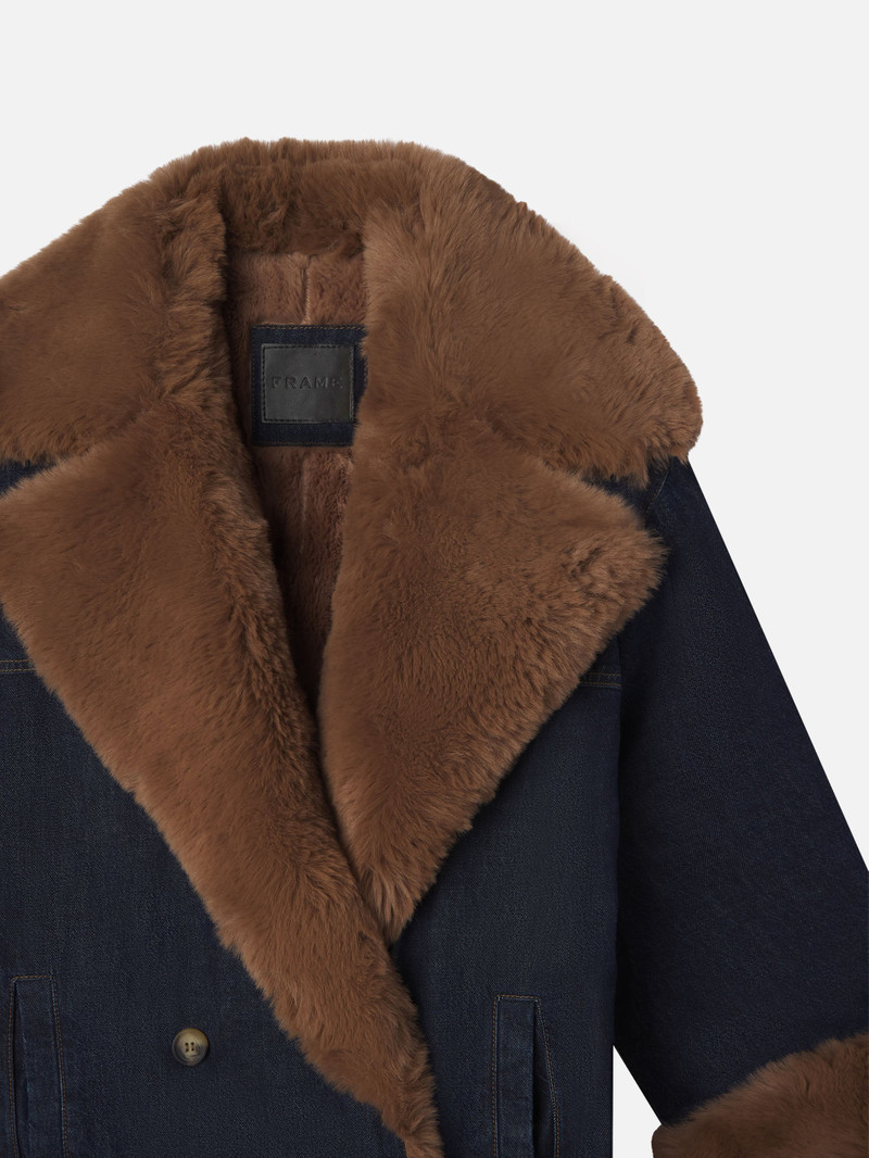 FRAME The Chalet Coat in Traverse outlook