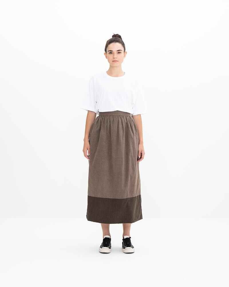 MAXI SKIRT KOFU (N.D.) MUD - 5