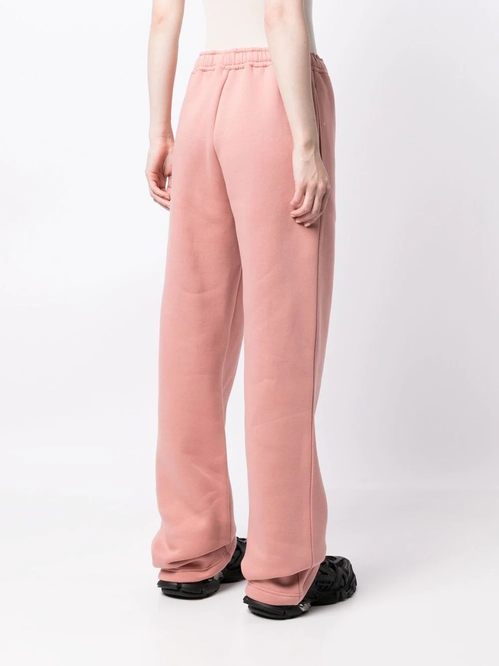 logo-embroidered oversize track pants - 4
