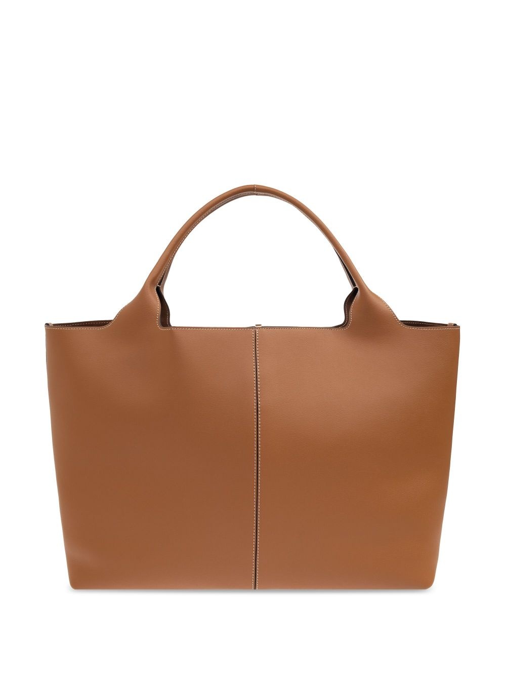 medium leather tote bag - 3