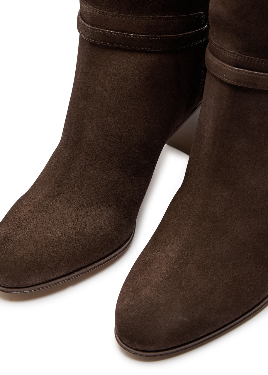 Valentino Pattie 75 Suede Knee-high Boots - 3