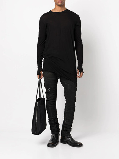 Boris Bidjan Saberi longsleeved cotton T-shirt outlook