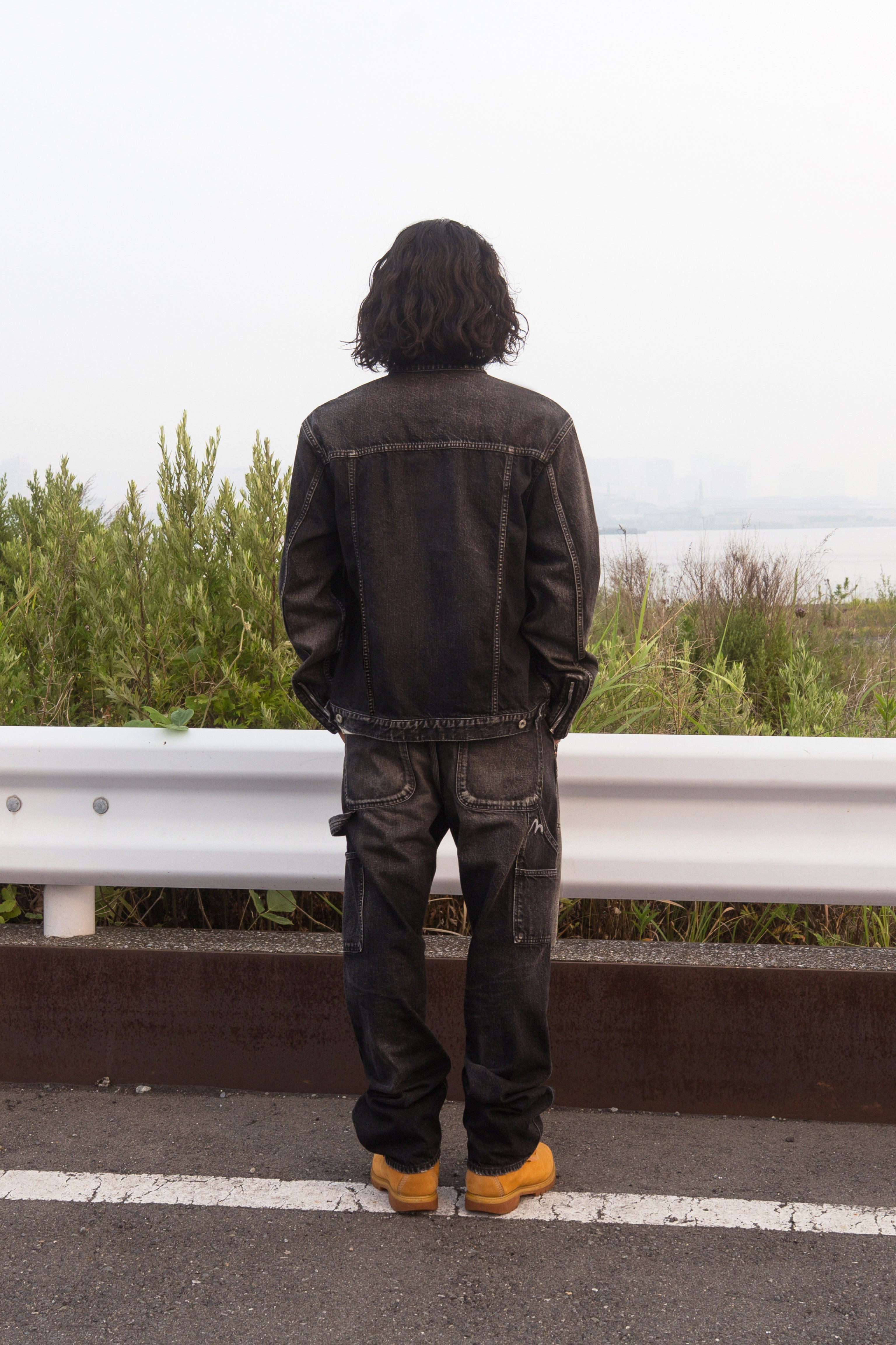Seagull Embroidery Regular Fit Denim Rider Jacket - 14