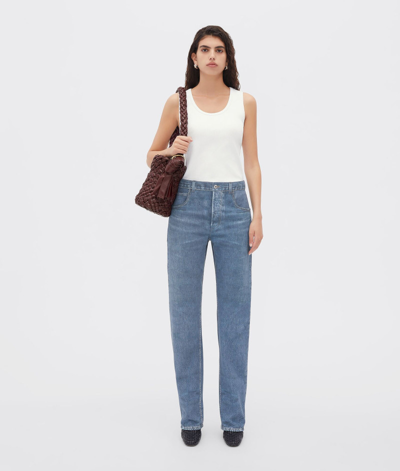 dry stretch ribbed cotton tank top - 1