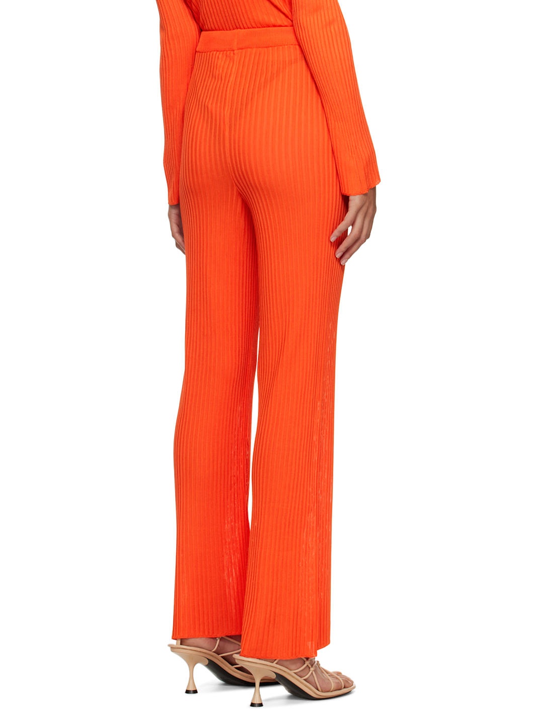 Orange Fitted Lounge Pants - 3