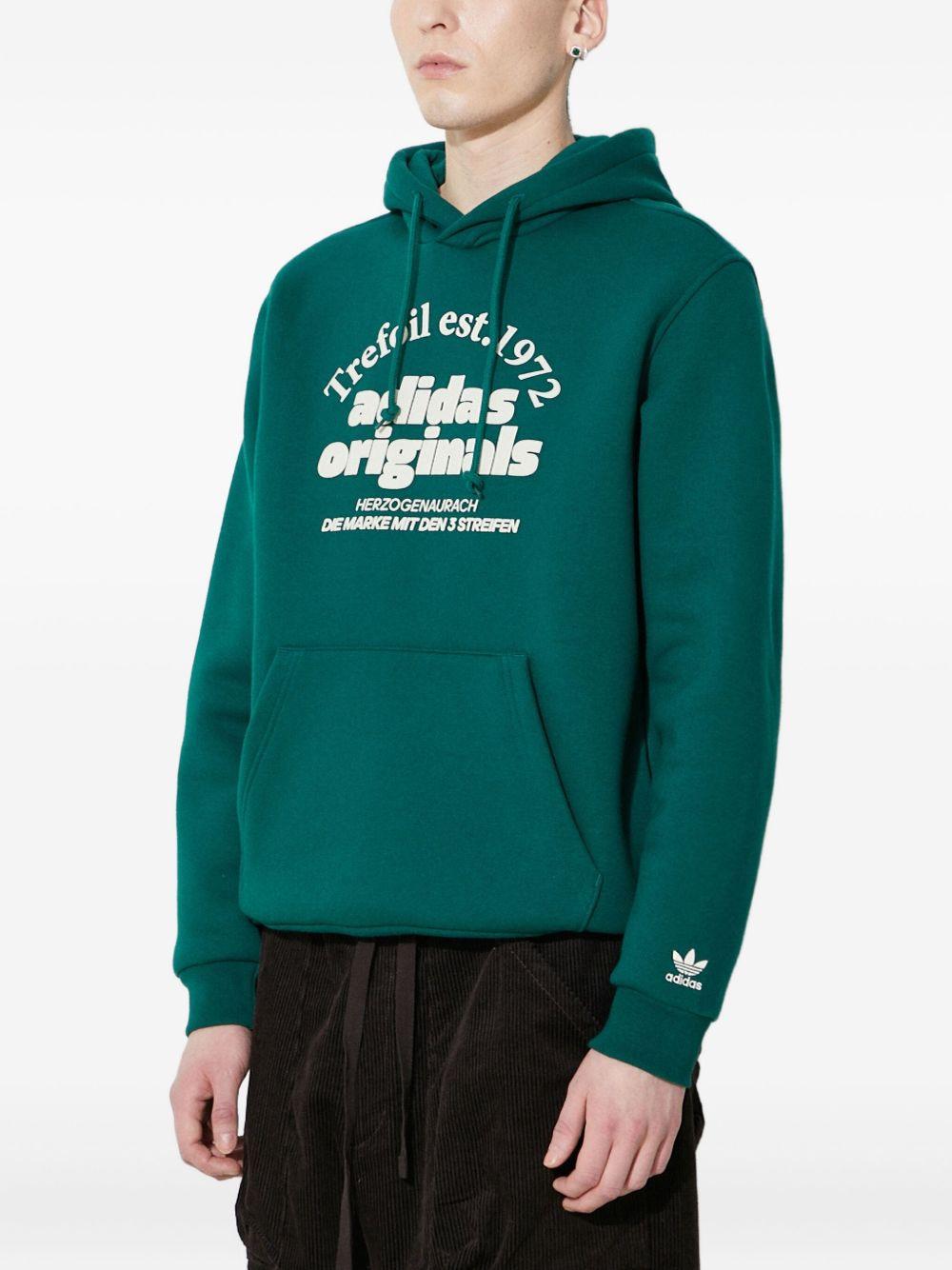 logo-print hoodie - 3