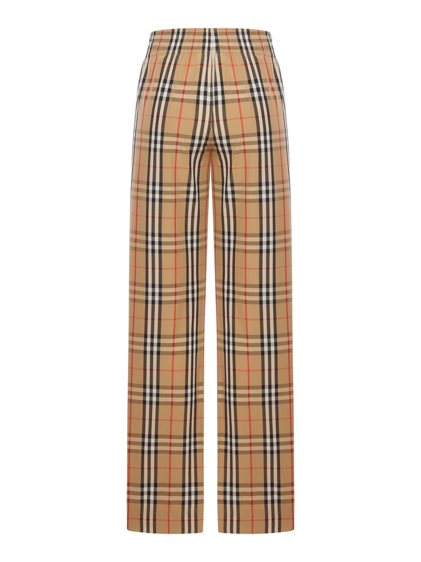 CHECK COTTON TROUSERS - 2