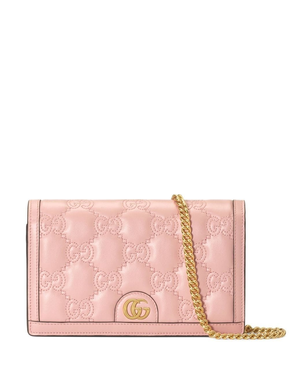 GG Matelassé chain-strap wallet - 1