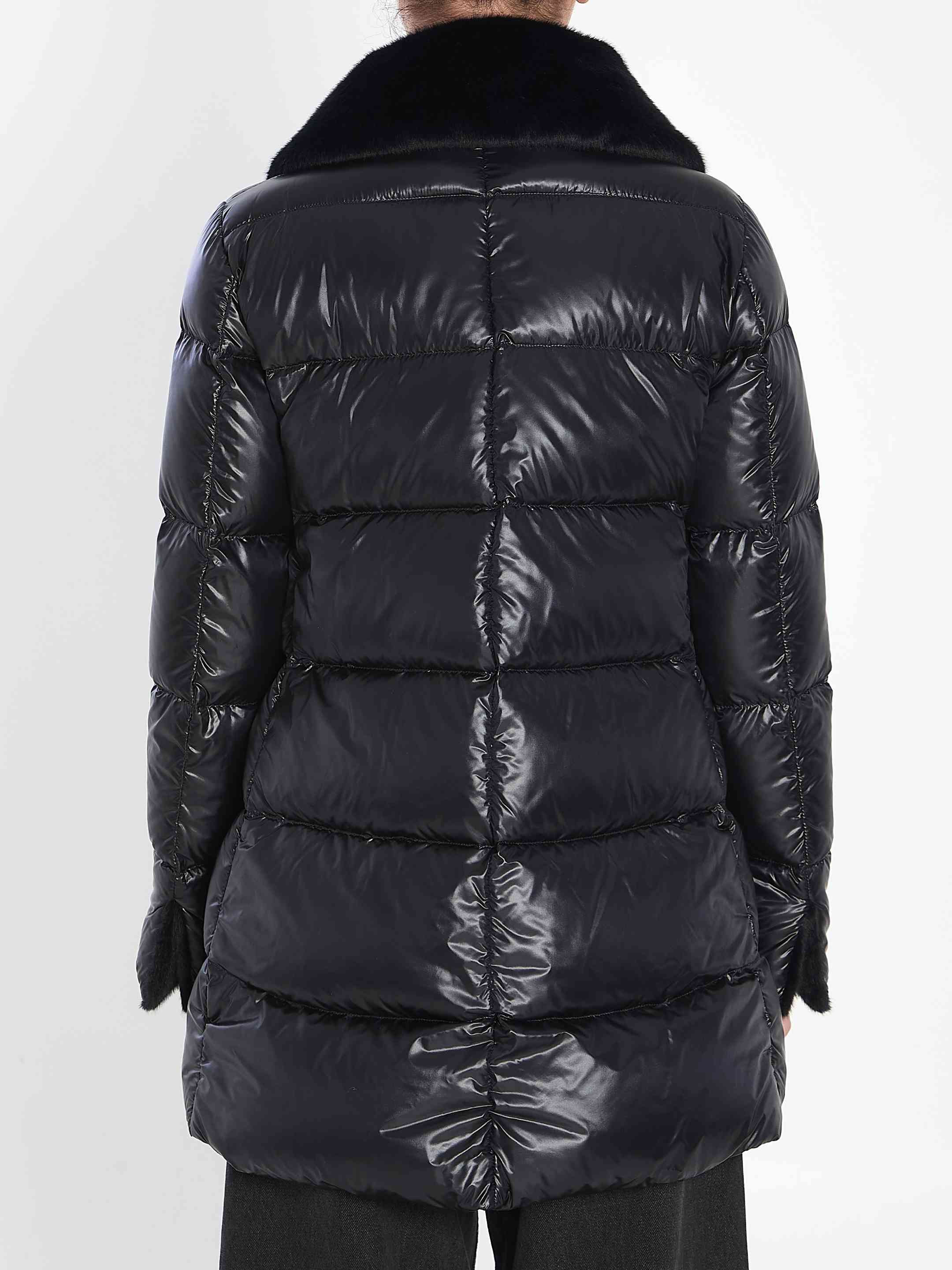 Herno Women Light Puffer With Collar Fur - 4