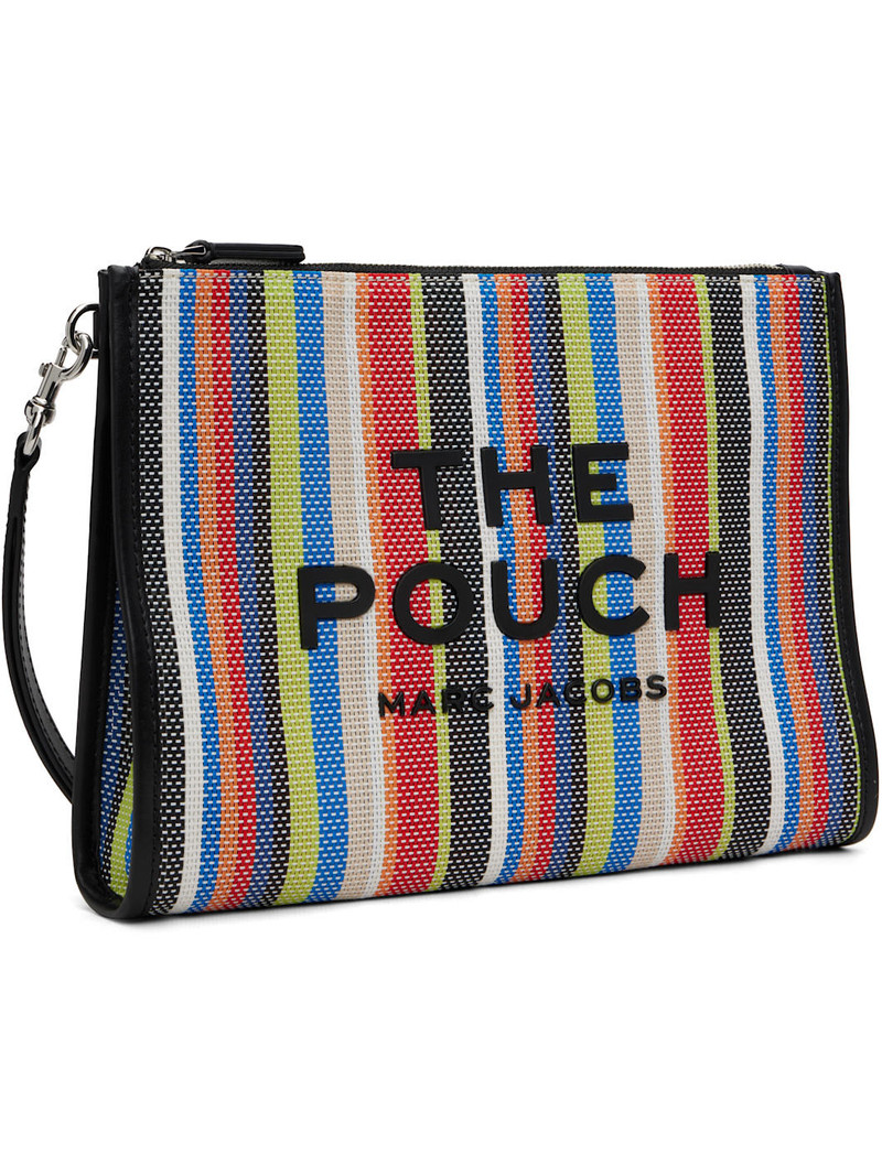 Marc Jacobs Multicolor 'The Stripe Mesh Large' Pouch outlook