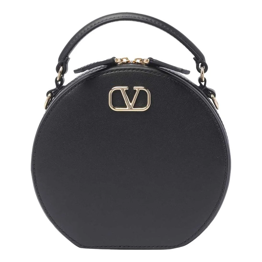 (WMNS) Valentino FW24 Garavani V-Logo Signature Mini Handbag 'Black' P0AC2MIM0NO - 1
