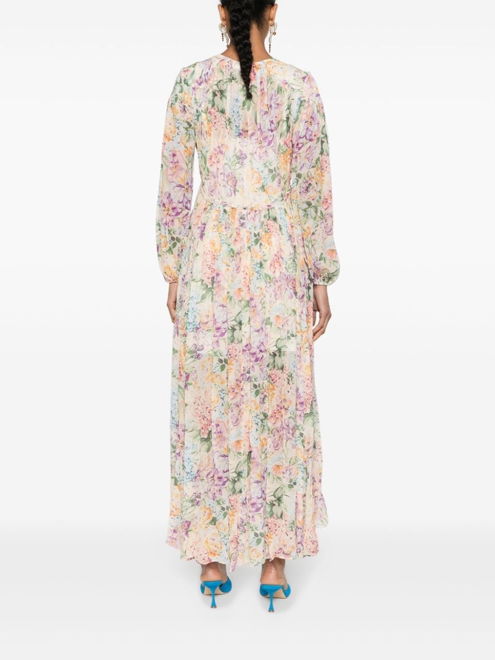 Halliday floral-print maxi dress - 4