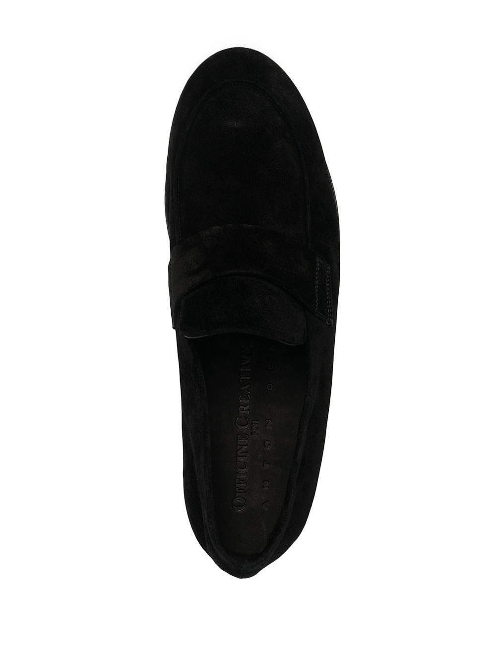 suede penny loafers - 4