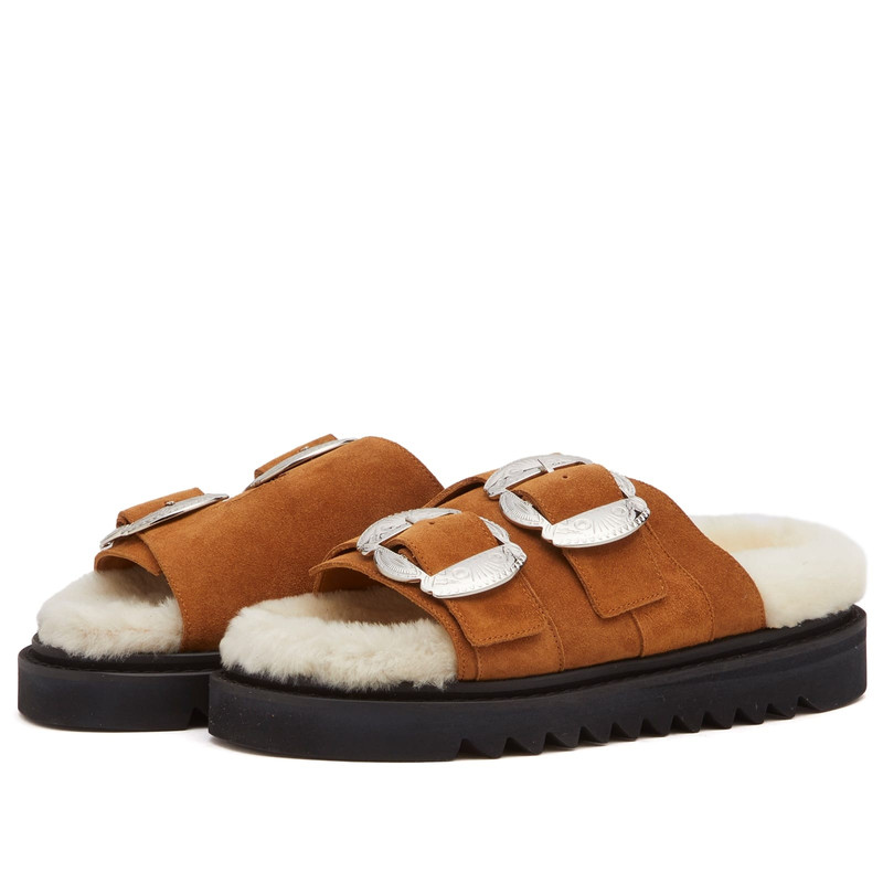 TOGA PULLA Toga Pulla Fluffy Buckle Sandals outlook