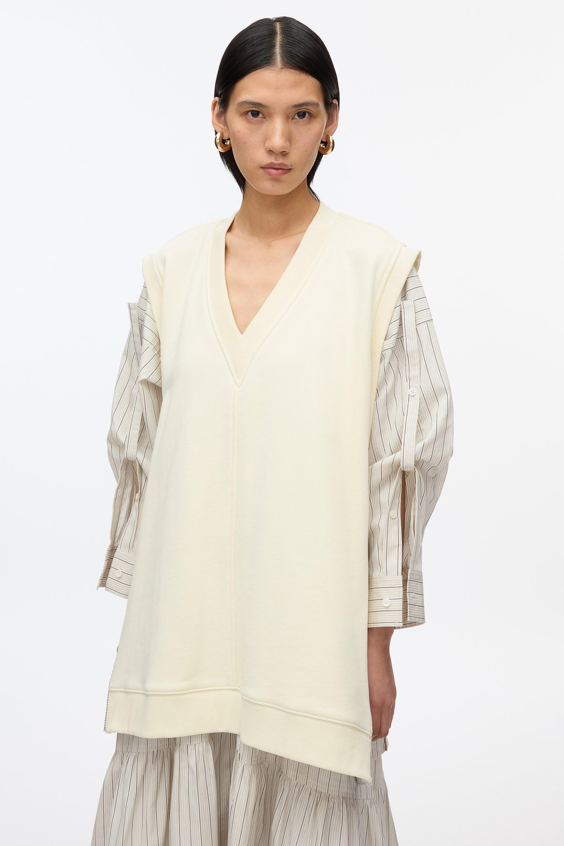 French Terry Vest Combo Dress - 4