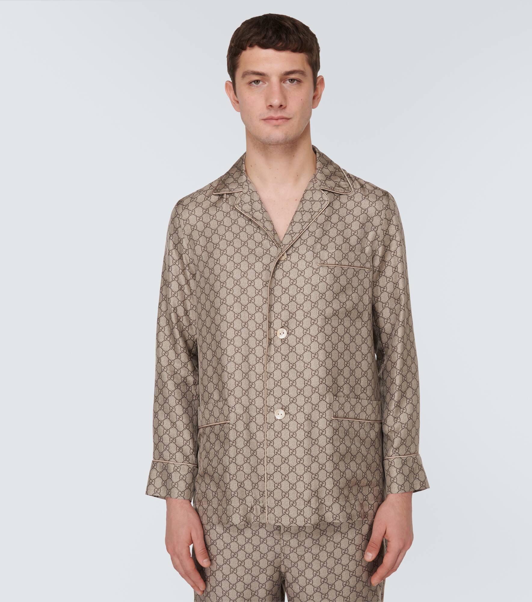 GG silk shirt - 3