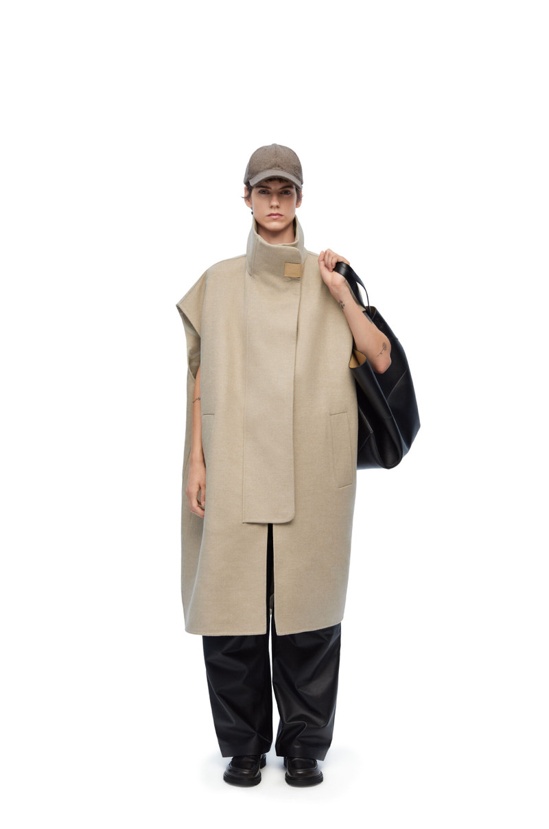 Loewe Cape coat in wool outlook