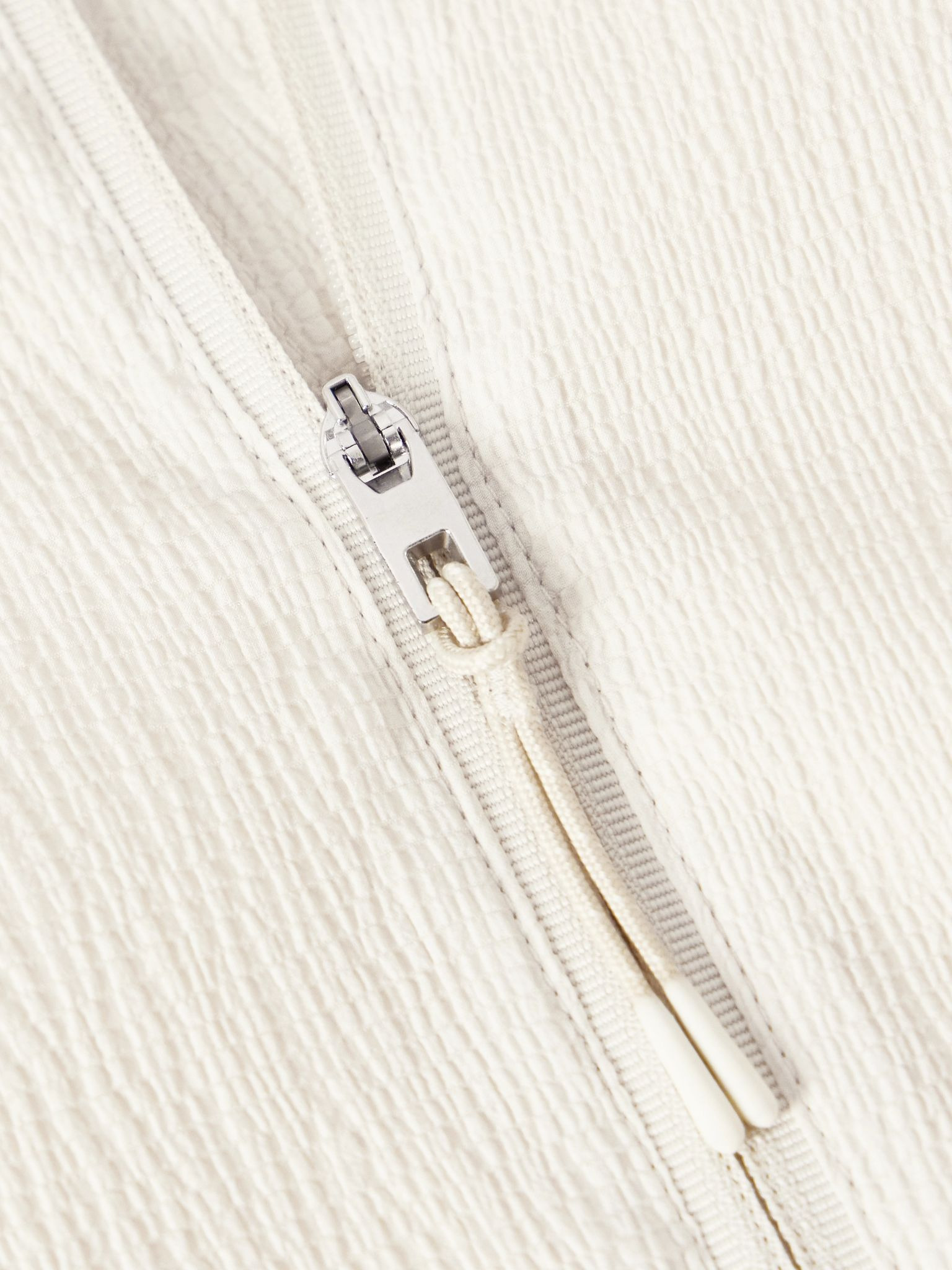 + Zendaya crinkled-shell jacket Cream - 4