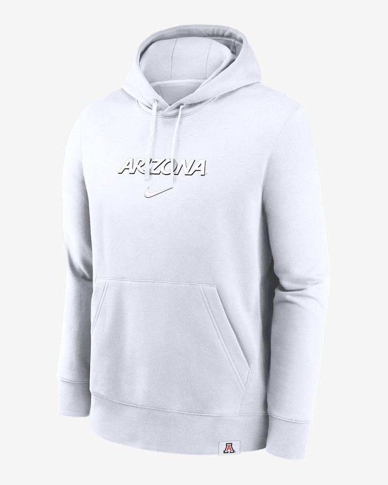 Arizona Wildcats Statement Wordmark Lockup Heavyweight Men's Nike College Pullover Hoodie 1