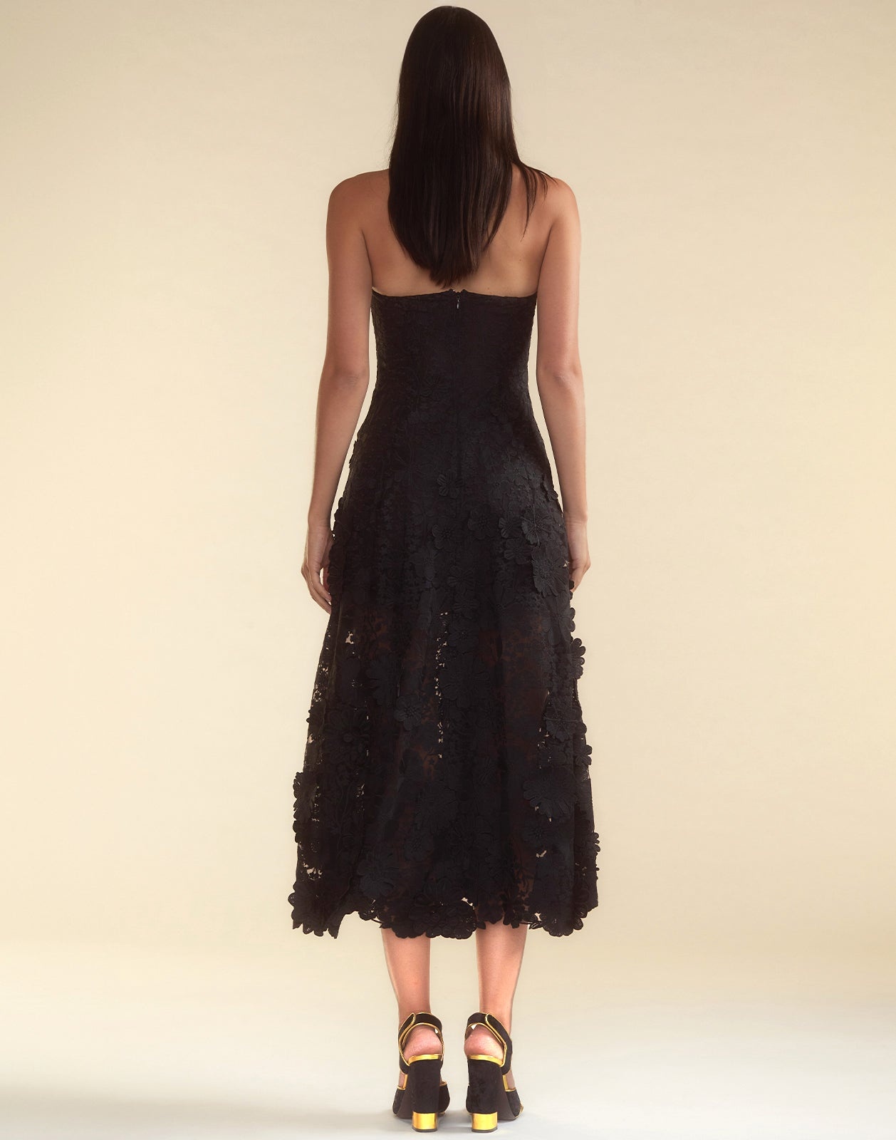 Blooming Lace Halter Dress - 6