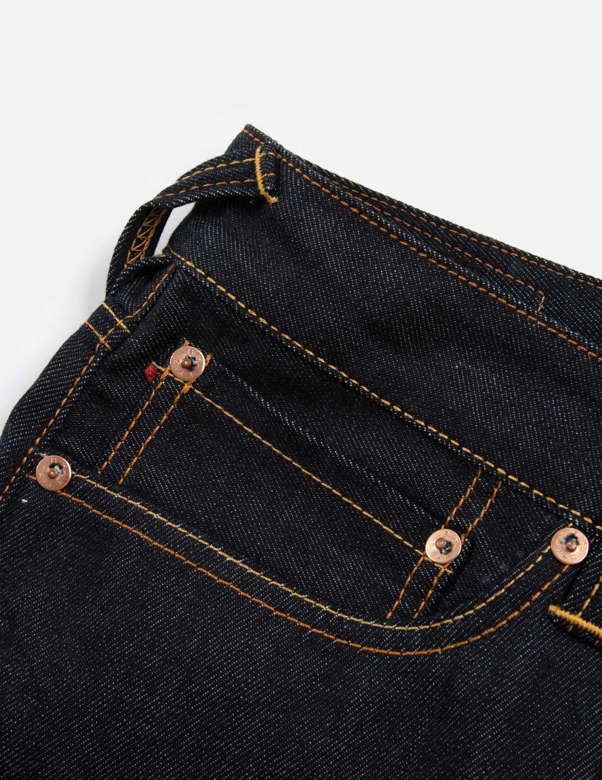 FAIR ISLE PATTERN AND KUMADORI DARUMA PRINT SLIM FIT DENIM JEANS #2010 - 9