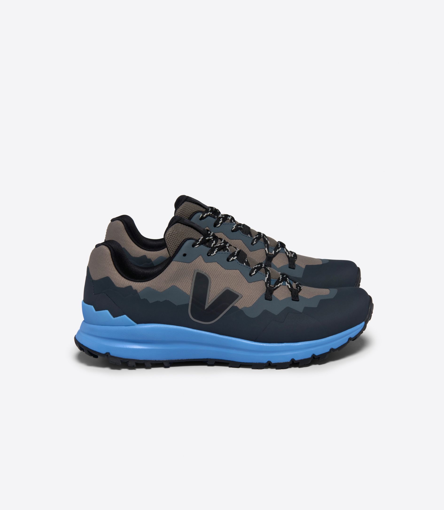 FITZ ROY LIGHT TREK-SHELL BASALTE BLACK CELESTE - 1