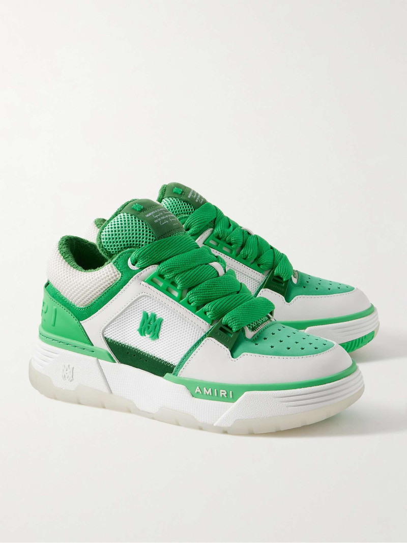 MA-1 Mesh, Leather and Suede Sneakers 4
