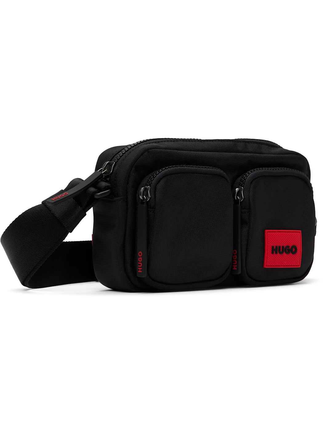 Black Logo Patch Bag - 2