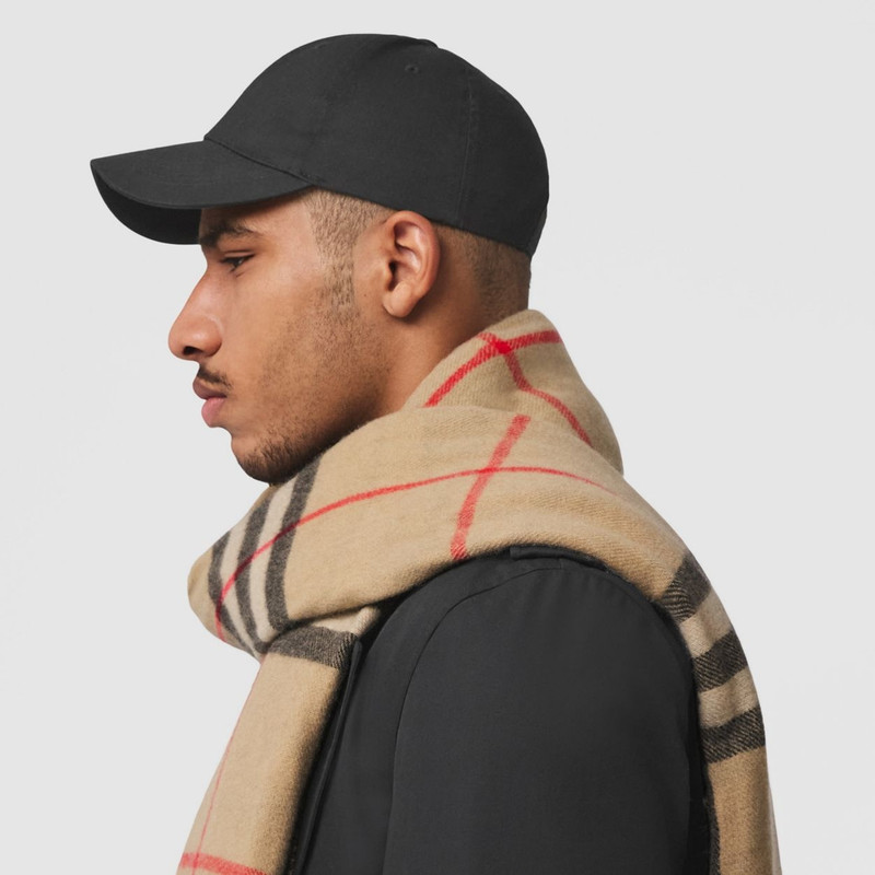 Check and Celestial Cashmere Jacquard Scarf 4