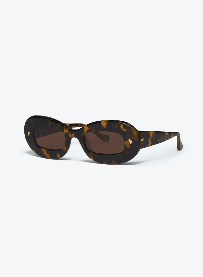 GIMMA - Oval-frame sunglasses - Tortoiseshell 1