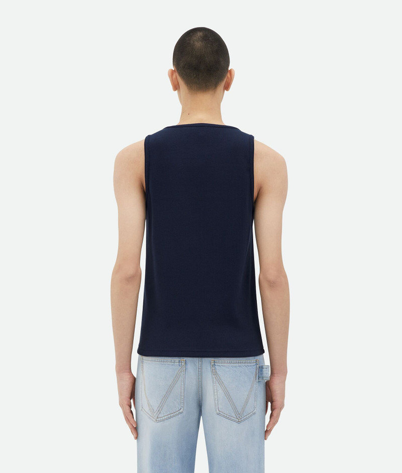 Stretch Cotton Ribbed Tank Top 3