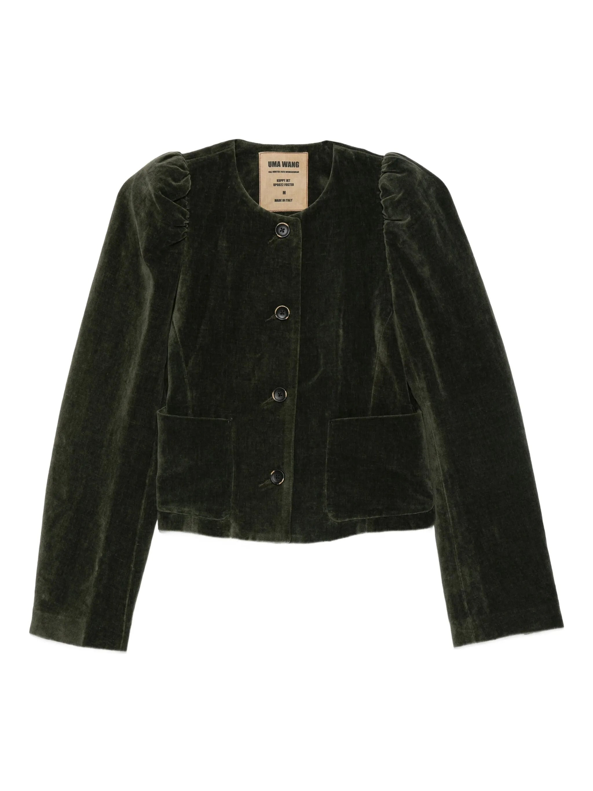 Uma Wang Long-sleeves Velvet Jacket - 1