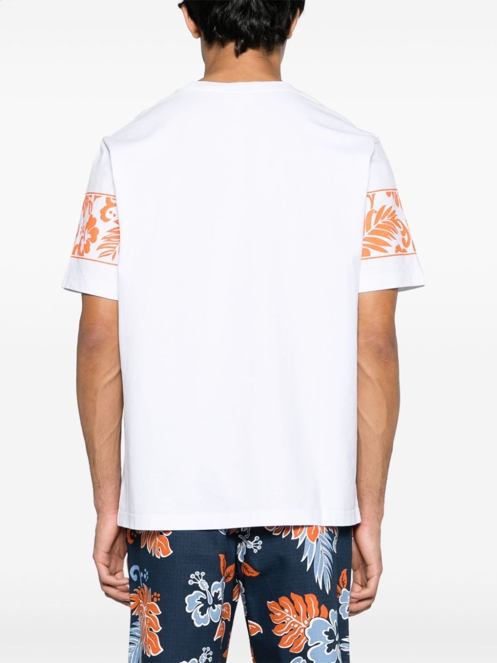 floral-print cotton T-shirt - 4