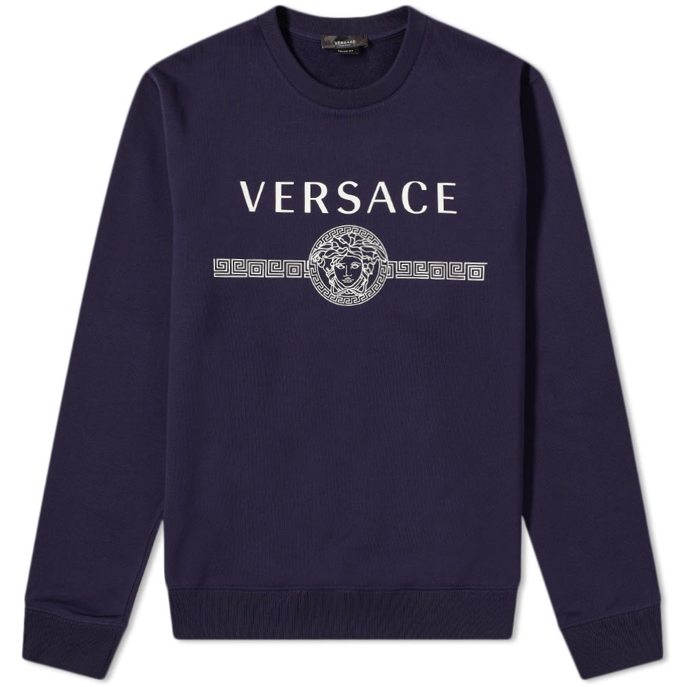 Versace Classic Logo Crew Sweat - 1