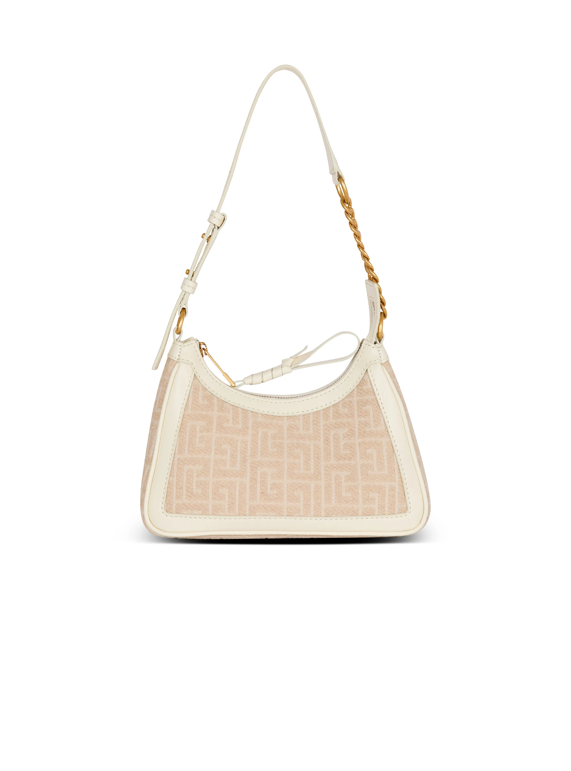 B-Army Shoulder bag in monogrammed jacquard canvas and leather - 1