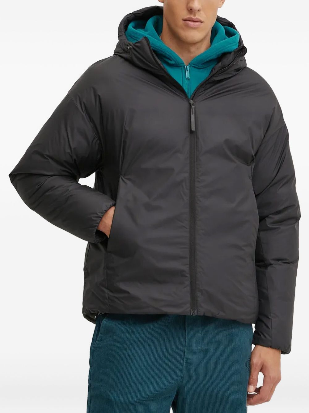 three-stripe detail padded jacket - 3