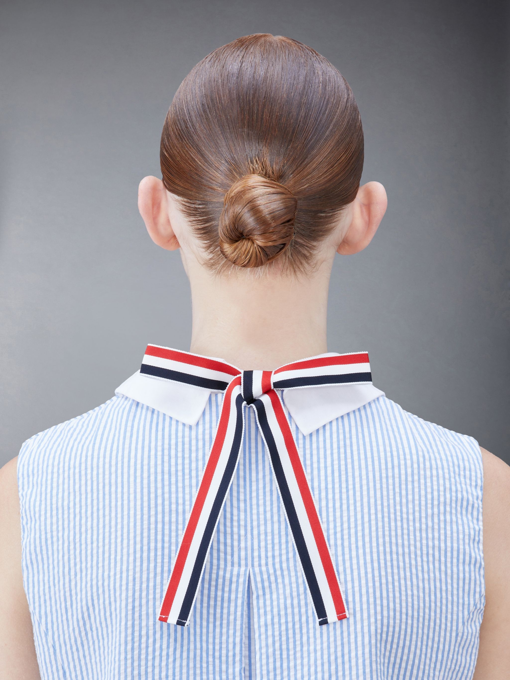 striped cotton-seersucker minidress - 5