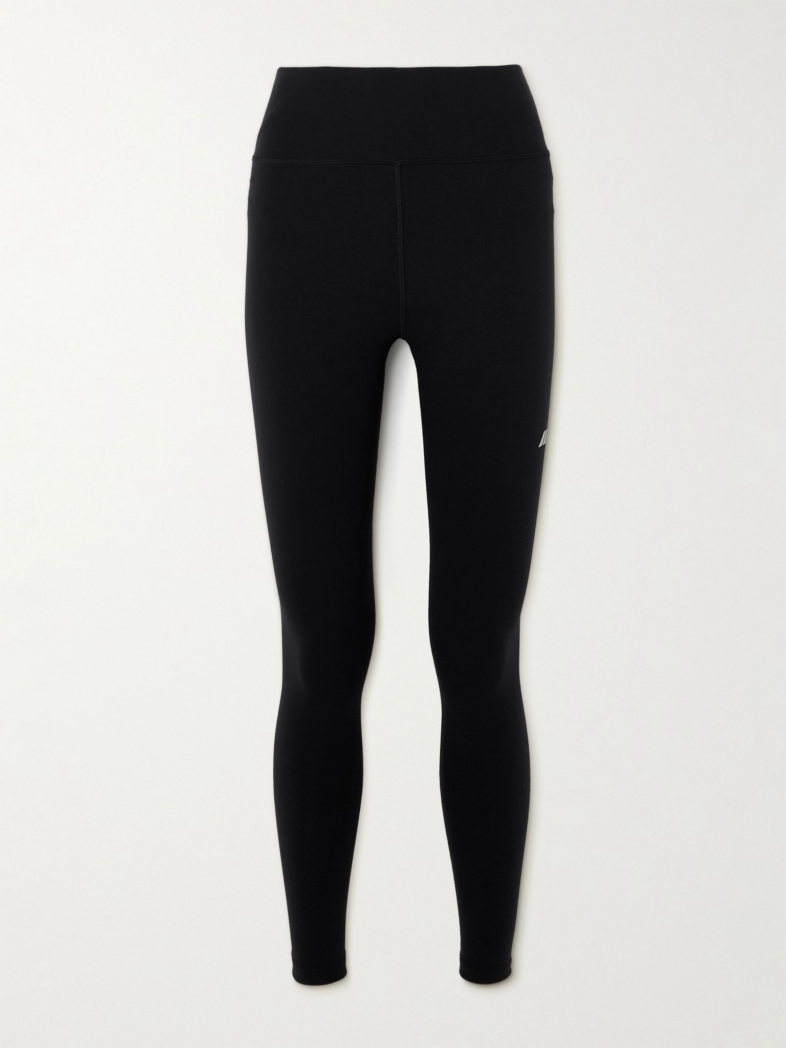 Logo-printed stretch-jersey leggings Black - 1