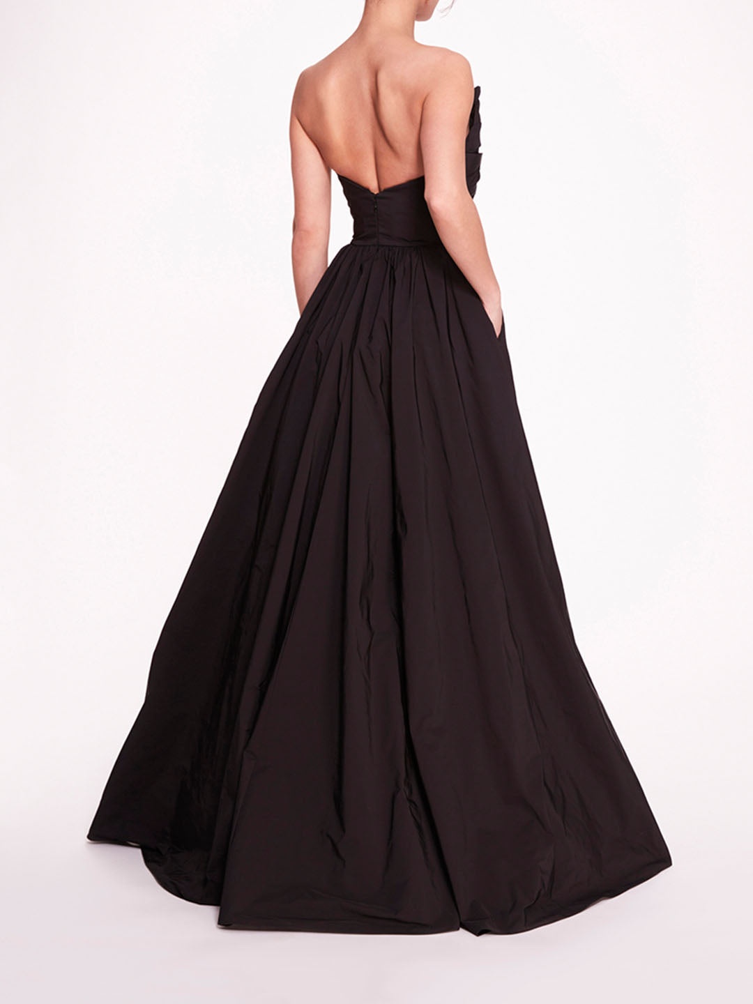 PLEATED TAFFETA GOWN - 2