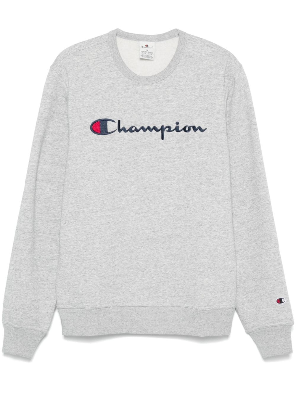 logo-embroidered sweatshirt - 1