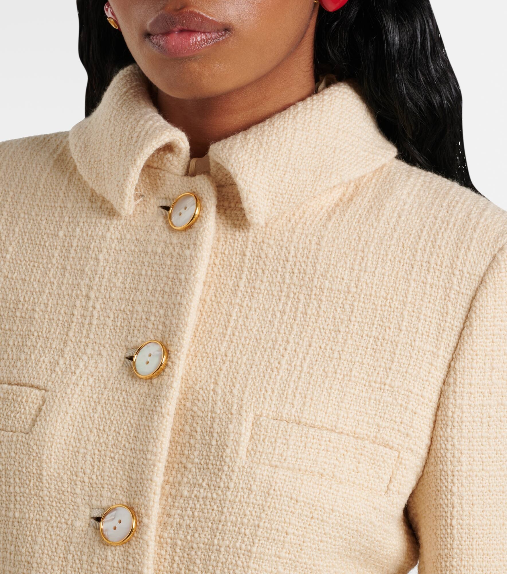Wool-blend tweed jacket - 4