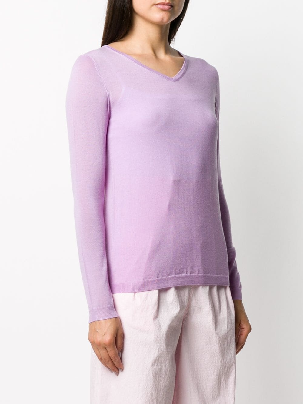 v-neck pull over jumper - 3