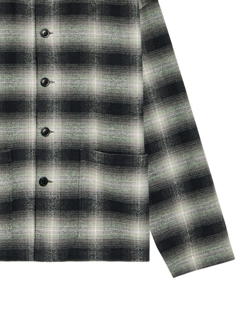 YMC check button shirt outlook