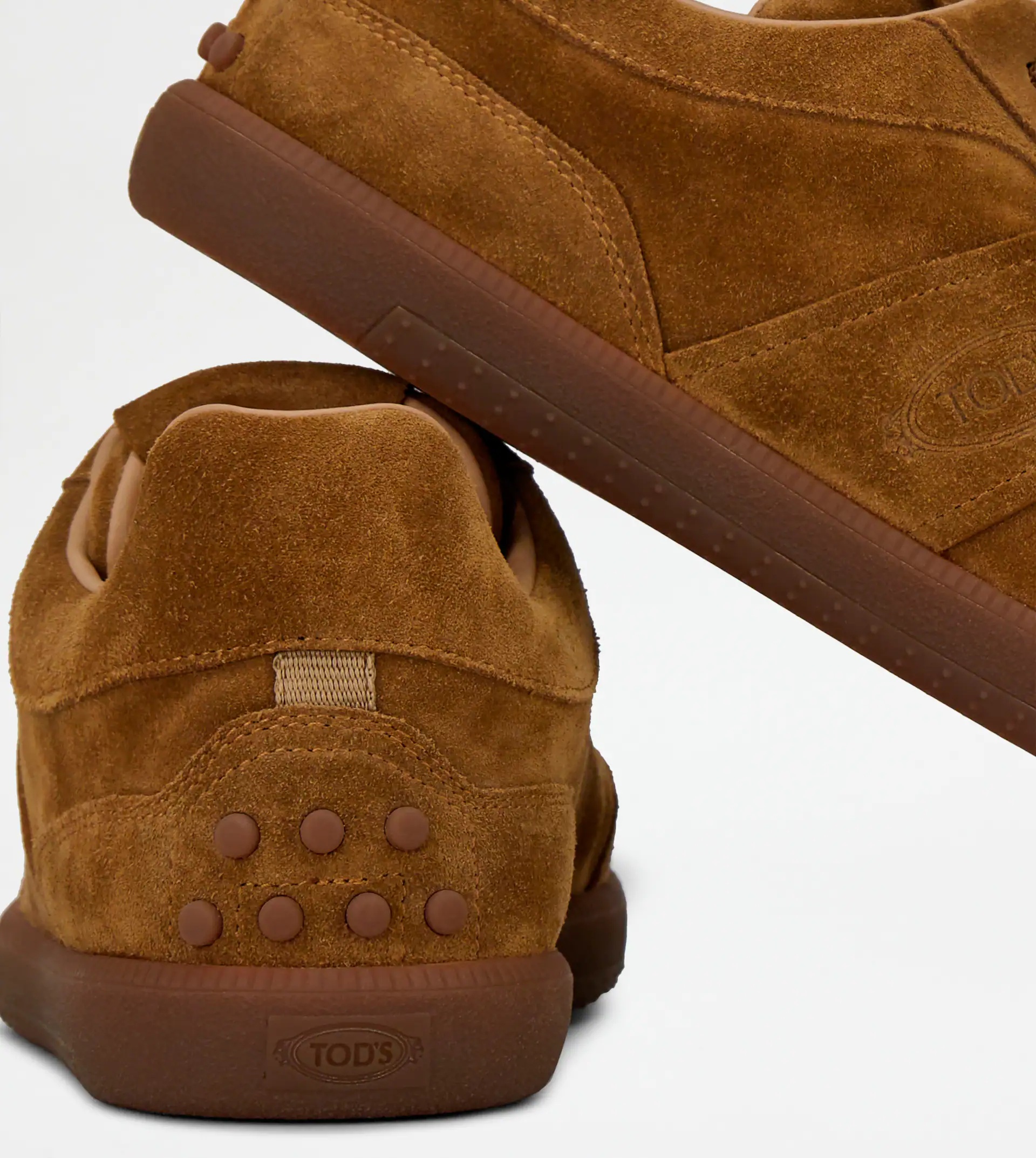 TOD'S TABS SNEAKERS IN SUEDE - BROWN - 6